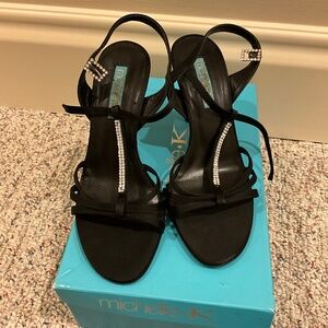 Michelle K Black Sandals
